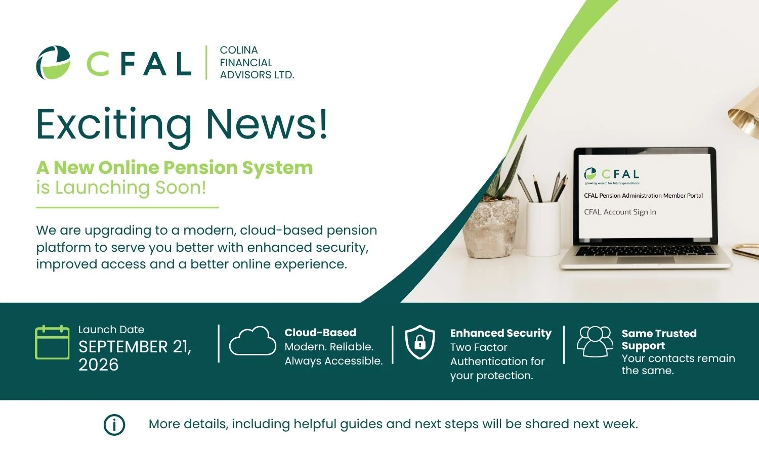 New Online Pension System